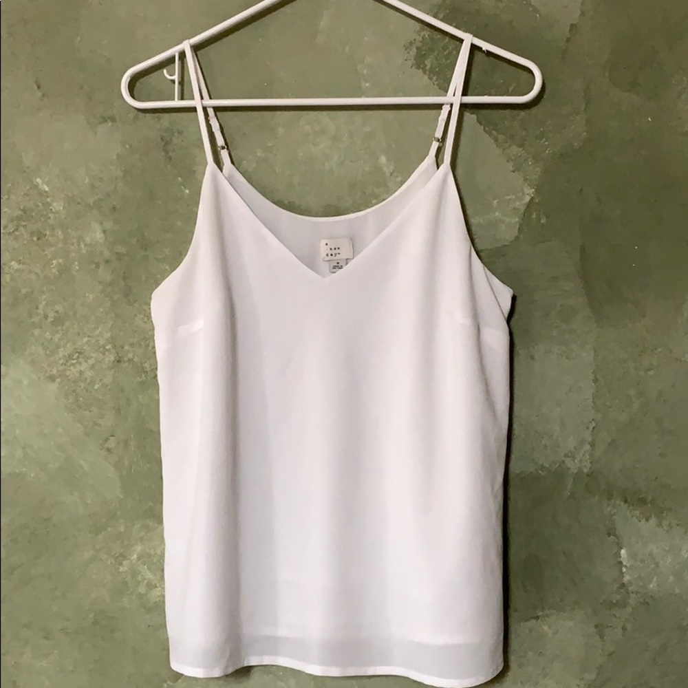 White tank top